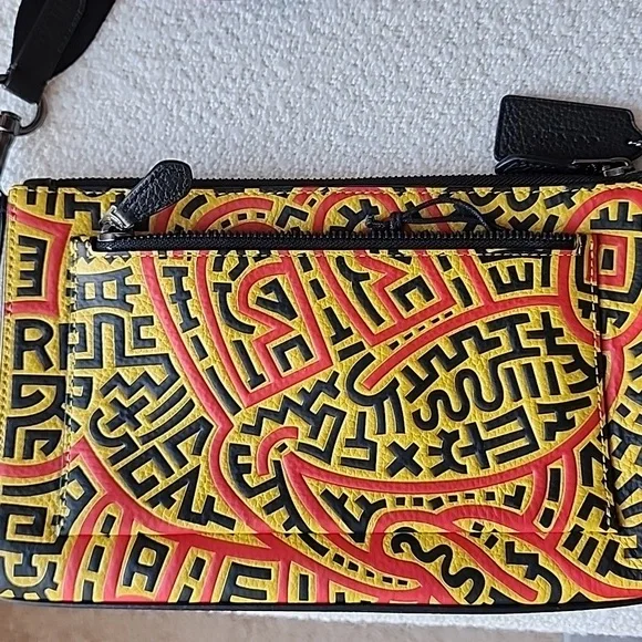 Coach Mickey Mouse Crossbody Bag with Red Coin Pouch - Picture 2 of 10